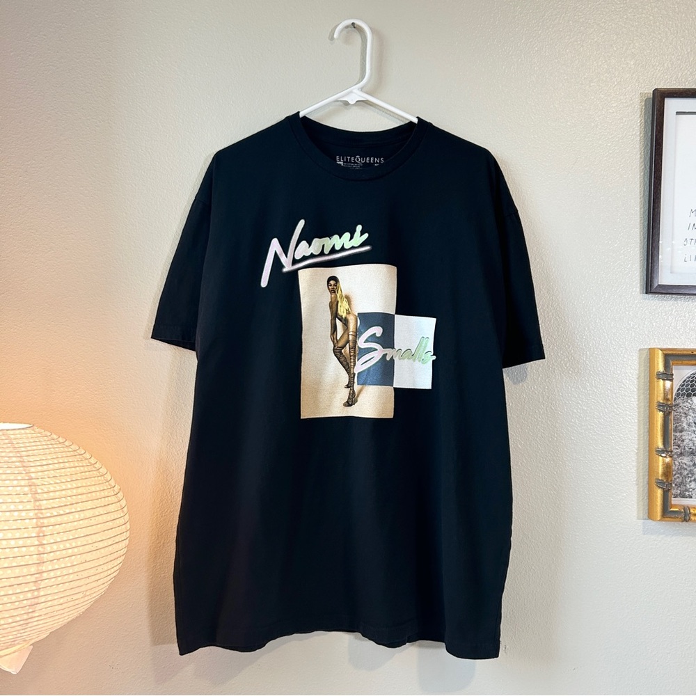 Naomi Smalls Dragcon limited edition black graphic tee XXL